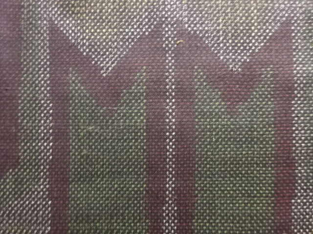 JAPANESE KIMONO / ANTIQUE KIMONO / DORO OSHIMA TSUMUGI / WOVEN ARROW FEATHER